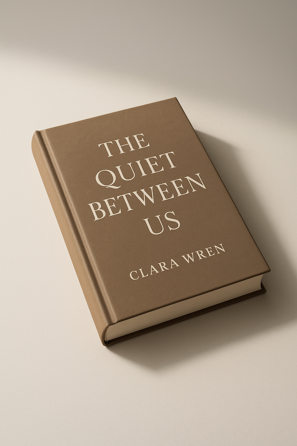 The quiet Between us – Fiction cover